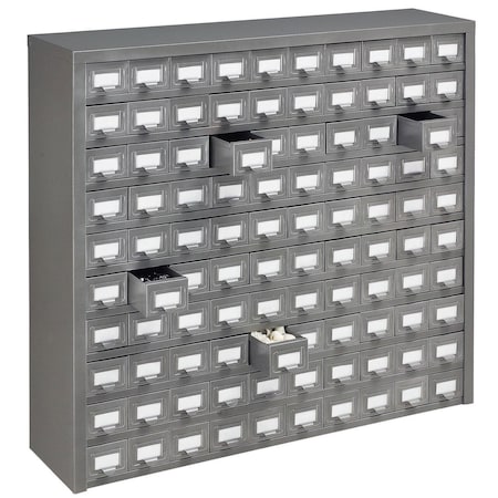 Global Industrial Drawer Cabinet with Steel, 36 in W x 34-1/2 in H x 9 D 986102